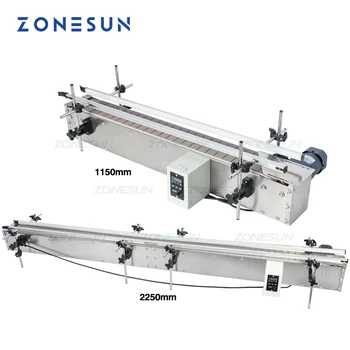 Транспортни ленти дължина ZONESUN ZS-CB115 1150mm Автоматично Верижна За Производствена линия Може да Подгонянная Скорост Уокинг Регулируем