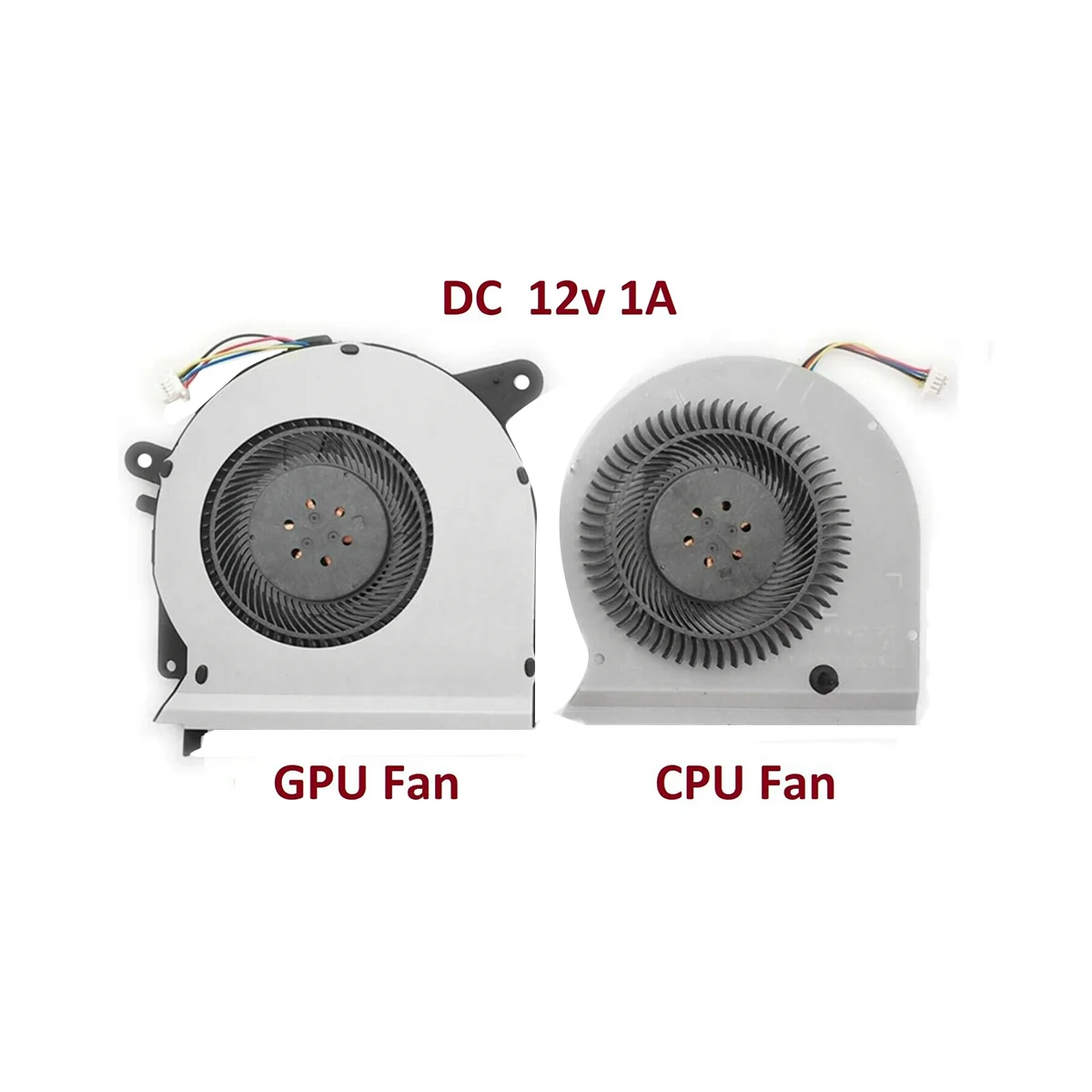 2 бр. процесор + охлаждащ вентилатор GPU, за Strix GL503 GL503V GL503VD FX503VD FX503 12V - 4