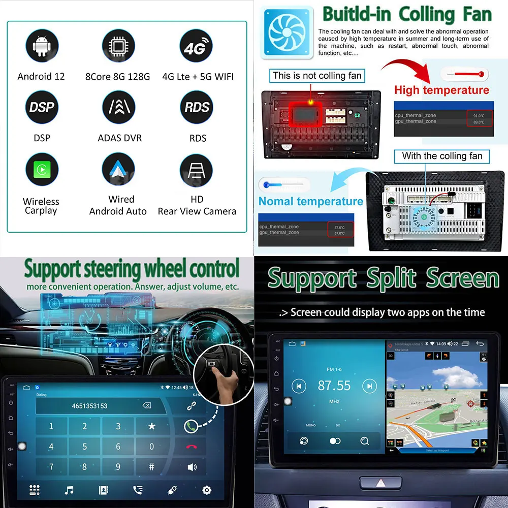 Android 13 за Mitsubishi Xpander 2017-2020 радиото в автомобила 12,3 инча GPS навигация BT Carplay мултимедиен плейър домакин устройство - 1