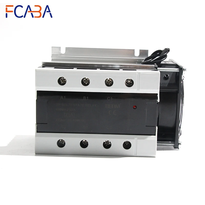 FCABA 1 бр. твърд радиатор реле индустриален клас от алуминиев профил BEM3-80DA/100DA/120DA в комплект с модула - 1