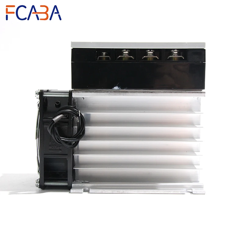 FCABA 1 бр. твърд радиатор реле индустриален клас от алуминиев профил BEM3-80DA/100DA/120DA в комплект с модула - 3