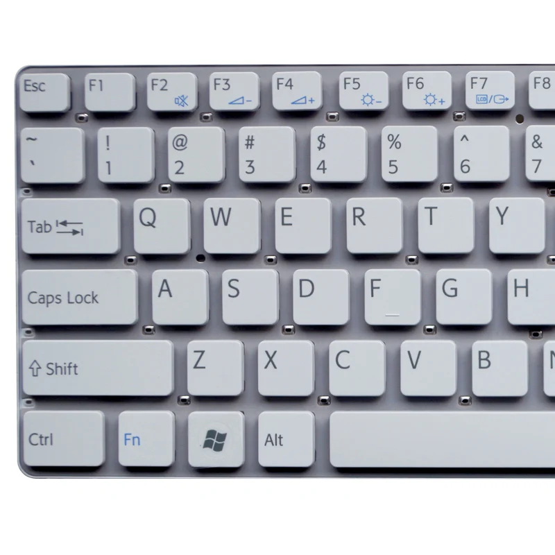 GZEELE Английска клавиатура за лаптоп SONY CW CW16EC CW18FC CW26EC CW28EC CW2S3C CW2S6C бяла американска без рамка замени на нова - 1