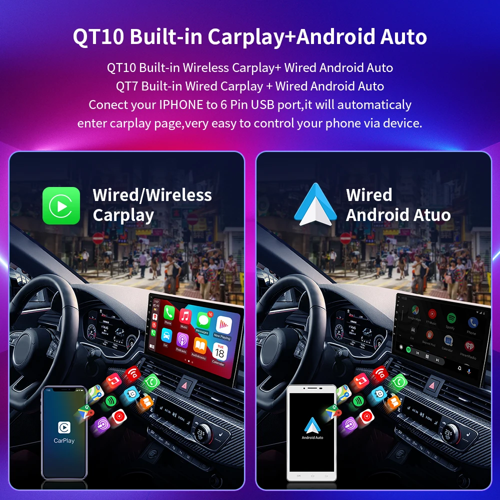 JUSTNAVI QT10 За Toyota Alphard Vellfire H20 2008-2015 Авто Радио Мултимедиен Плейър GPS Навигация Android Без 2din 2 din - 2