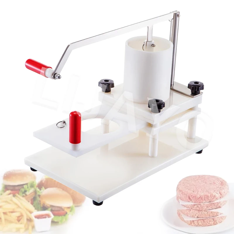 LIJAYO през Цялата преса за приготвяне на бургери с незалепващо покритие, машина за готвене на говеждо месо пай, кухненски инструмент за приготвяне на бургери за хамбургери - 0