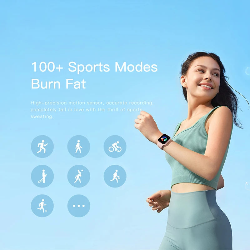 за Amazfit Mini 1,83-инчов смарт часовници с Bluetooth-разговори за мъже и Жени, Подкрепа 120 спортове, Фитнес-смарт часовници 2023, Новост - 4