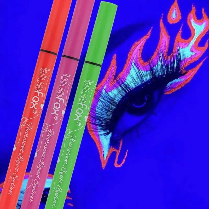 Комплект моливи за очна линия на очите в 6 цвята, комплект издръжлива и непромокаеми дръжки за очна линия на очите, бързосъхнеща, светещ в тъмното козметика за очи - 4