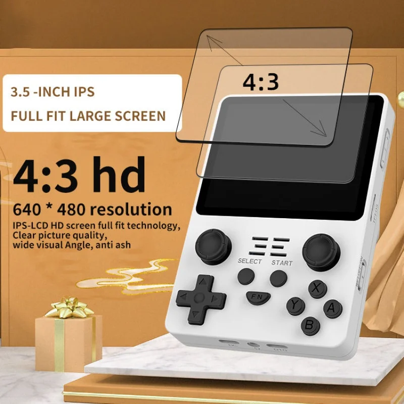 Новата игрова конзола в ретро стил с пълноцветен 3,5-инчов екран, детски игри контролер с тегло 100 грама, подарък за смартфон, плейър - 2