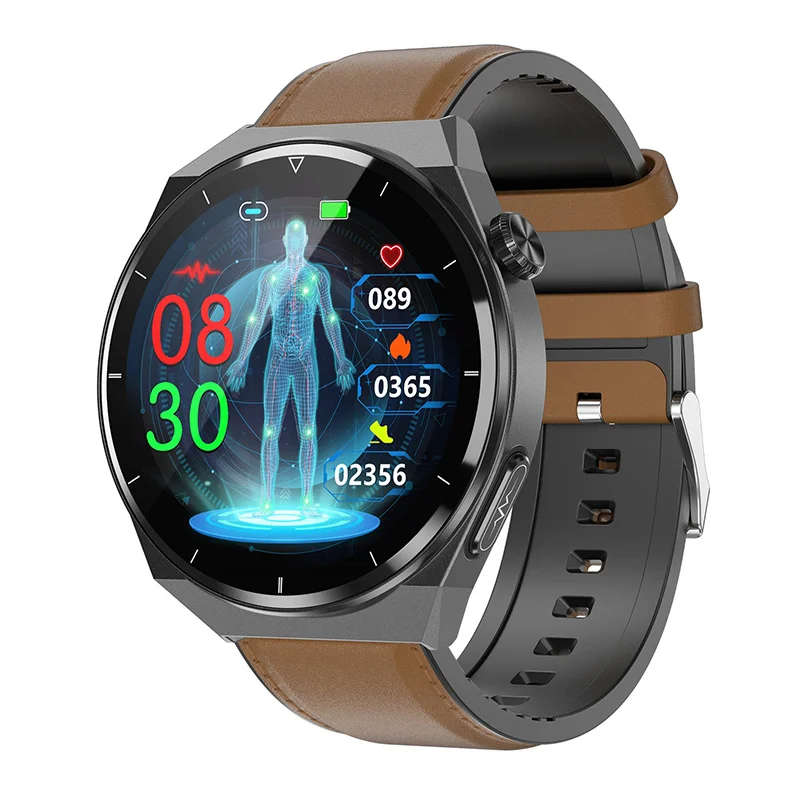 Нови умен часовник TK20 за мъже Bluetooth-предизвикателство, мониторинг на телесната температура, на сърдечната честота, ЕКГ, IP68, водоустойчиви спортни смарт часовници за жени - 0