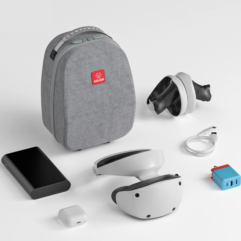 Подходящ за PlayStation VR2 чанта за съхранение на PSVR2 чанта за очила VR аксесоари за PS5 VR2 чанта за съхранение на каска - 3