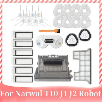 28 бр. сменяеми комплект за Narwal T10 J1 J2 Робот прахосмукачка Резервни части Филтър въже подметальный модул за почистване филтър